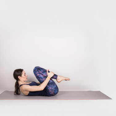 تمرين Double-Leg Stretch