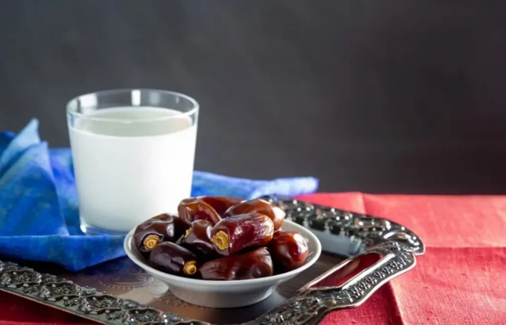 رجيم التمر واللبن مع المشي