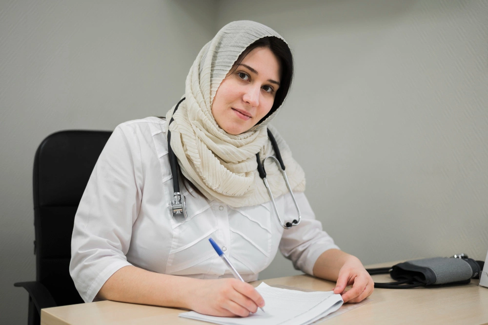 الطبيبة الإماراتية