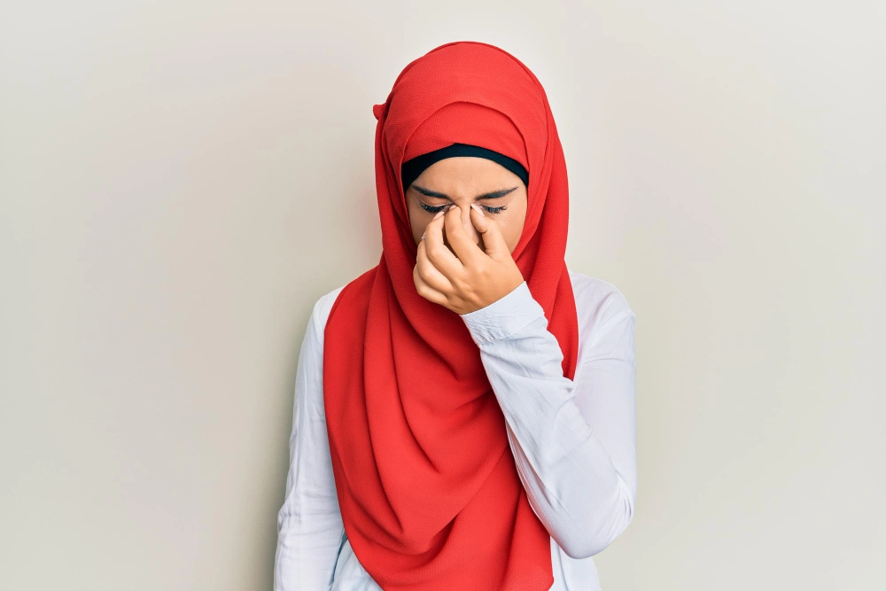 الماء الساخن لتخفيف مشكلات الجيوب الأنفية
