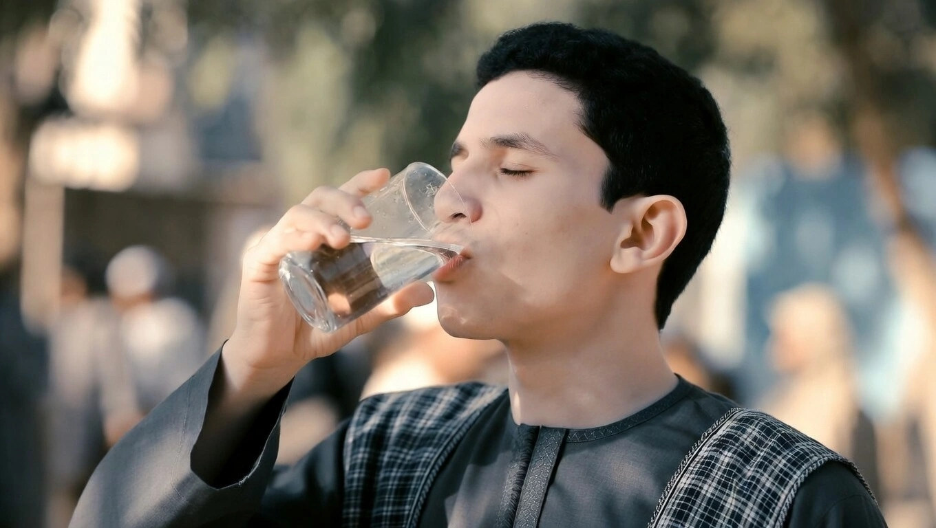شرب كميات وافرة من الماء