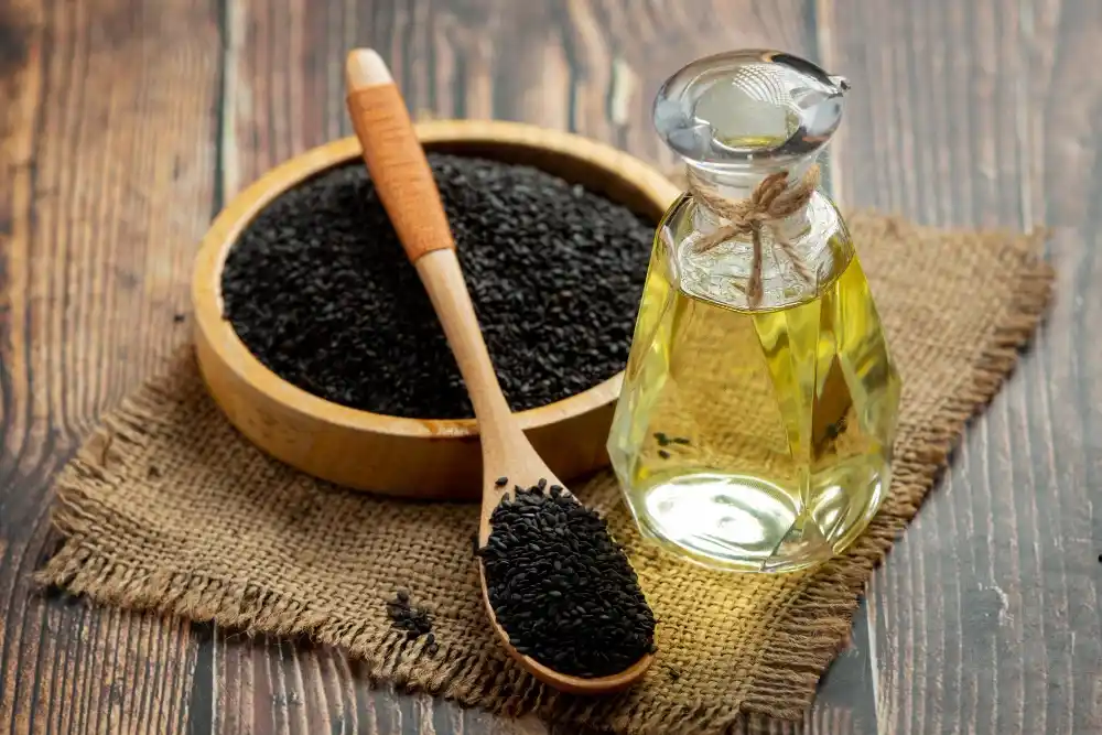 زيت السمسم الأسود