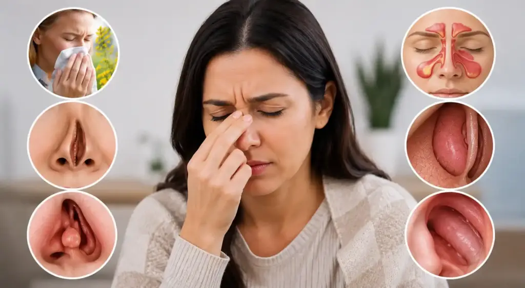 أسباب انسداد الأنف بدون زكام.. 8 حالات صحية قد تكون السبب