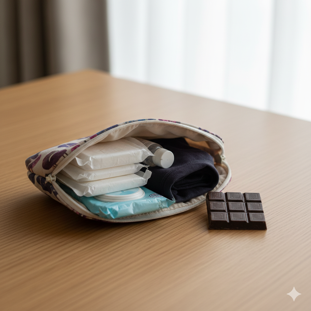 طقم طوارئ الدورة الشهرية: 7 مستلزمات أساسية!