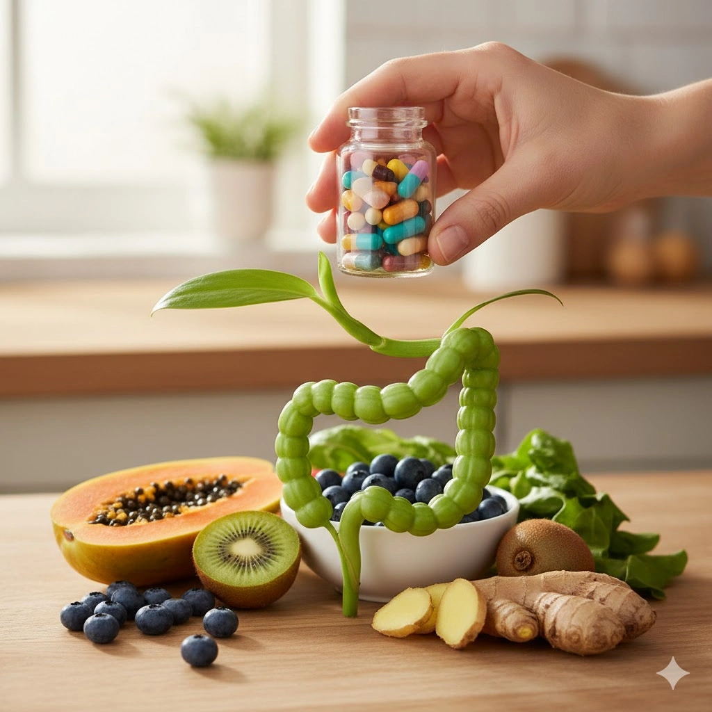 ودّع مشاكل الهضم مع هذه الفيتامينات الضرورية لأمعائك