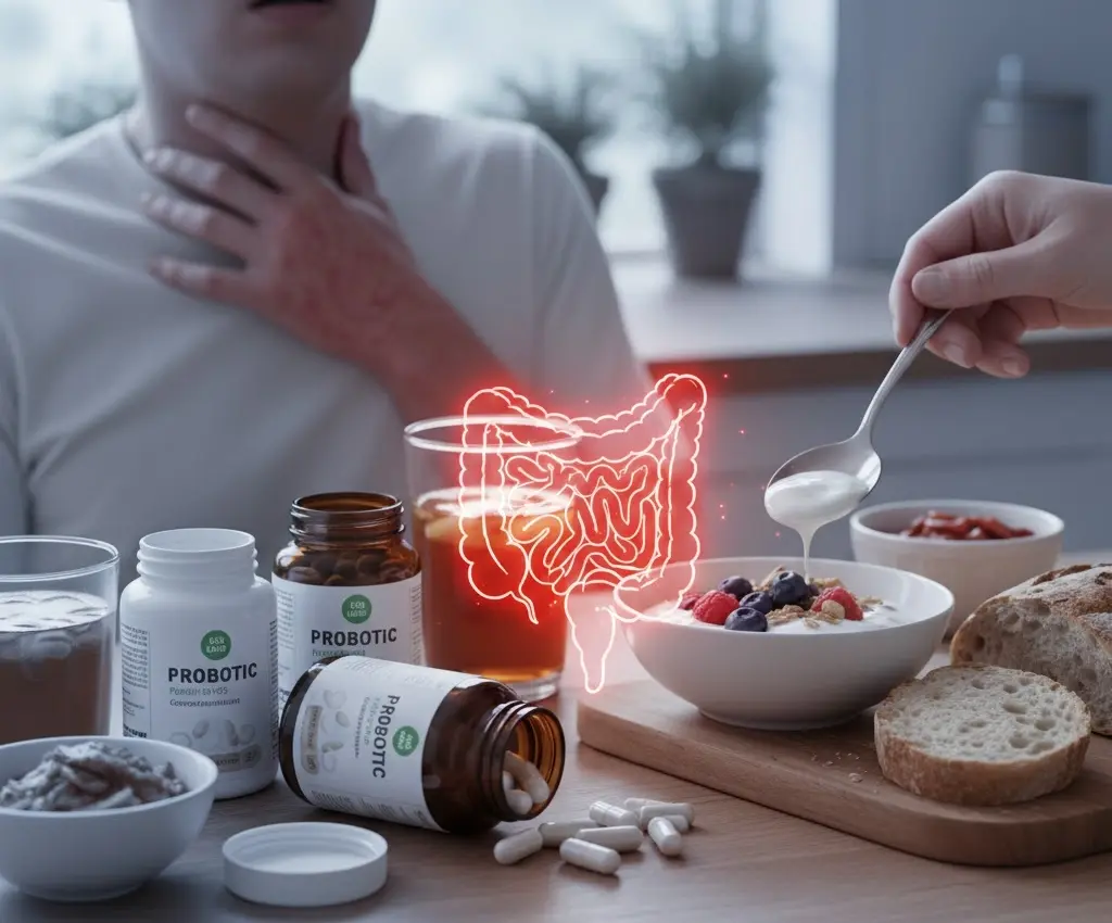 على الرغم من فوائد البروبيوتيك، إلا أن هناك بعض المحاذير التي يجب مراعاتها قبل تناولها مثل: الحساسية تجاه البكتيريا النافعة.