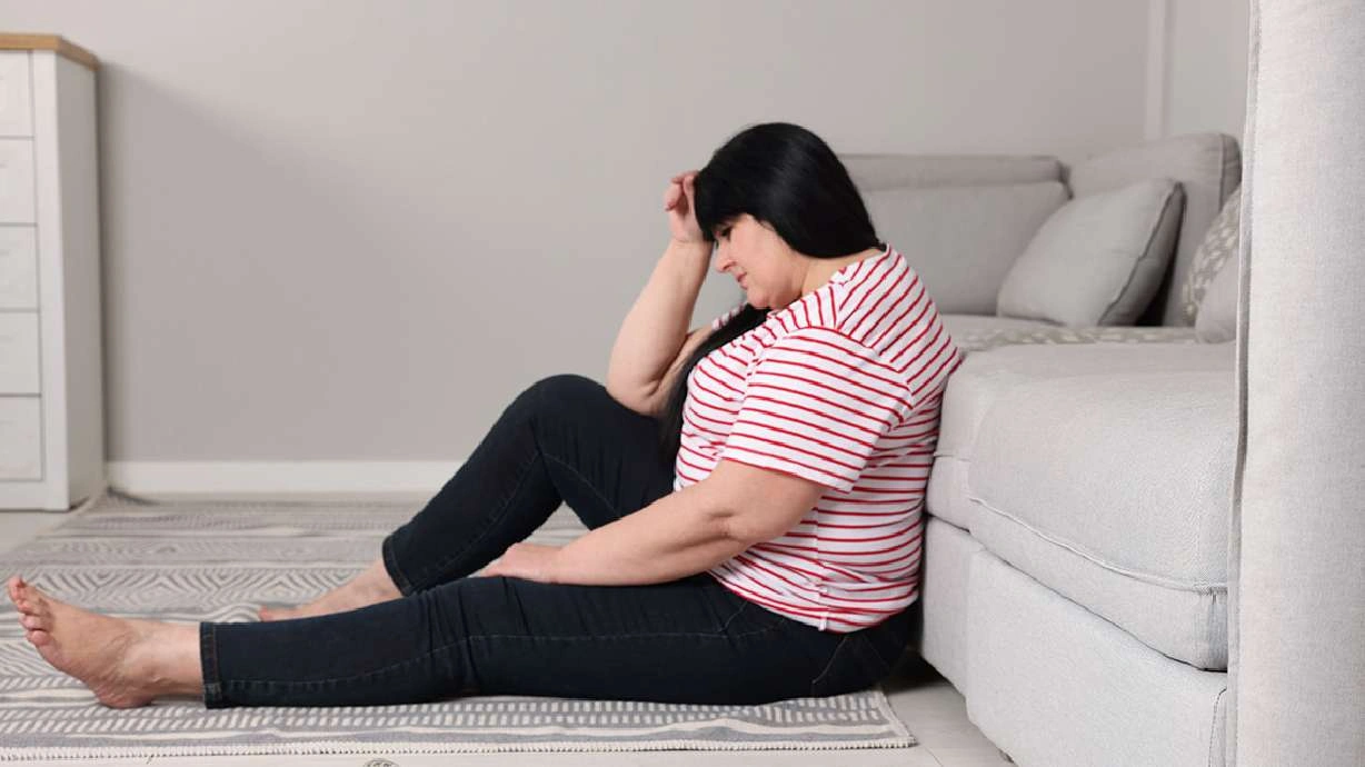 امرأة سمينة