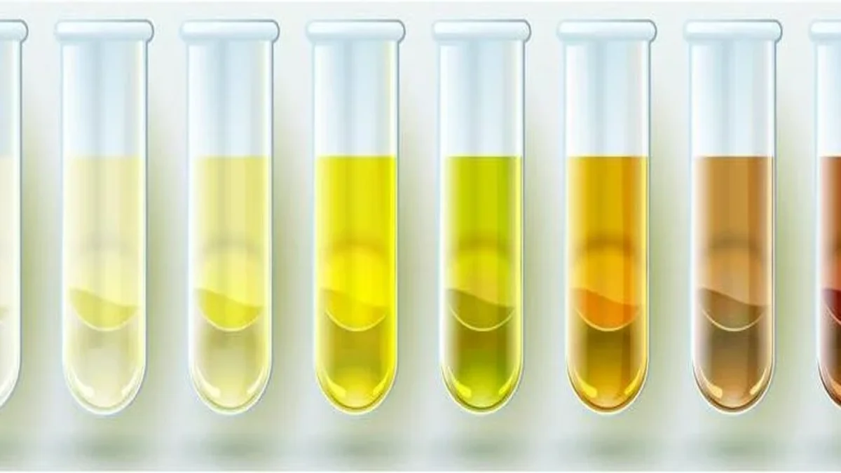 تغيير لون البول