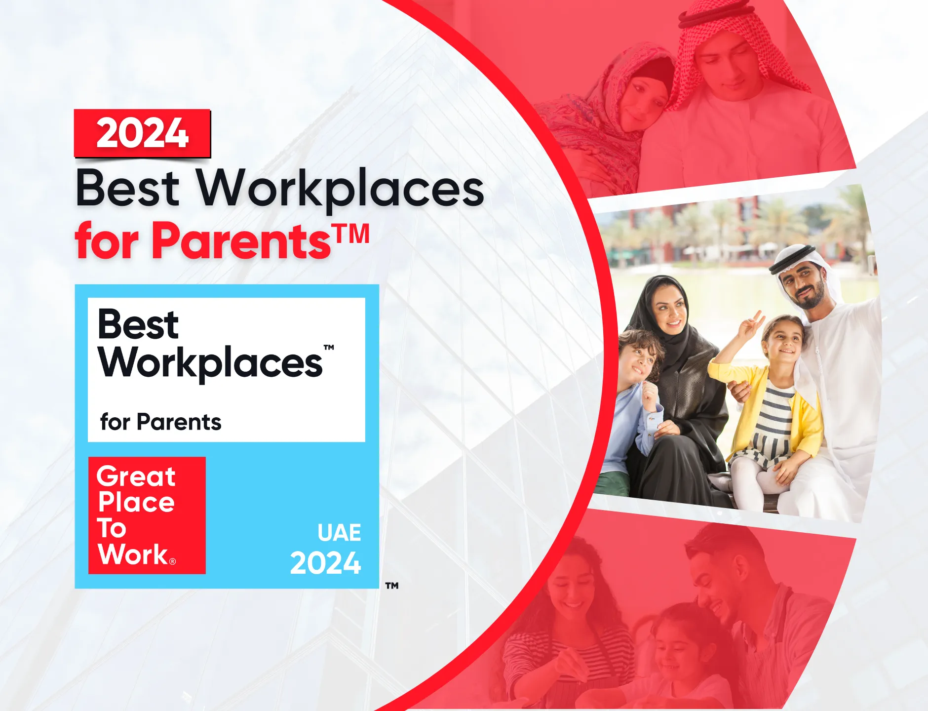 كشفت Great Place to Work® Middle East عن أفضل أماكن العمل للآباء والأمهات