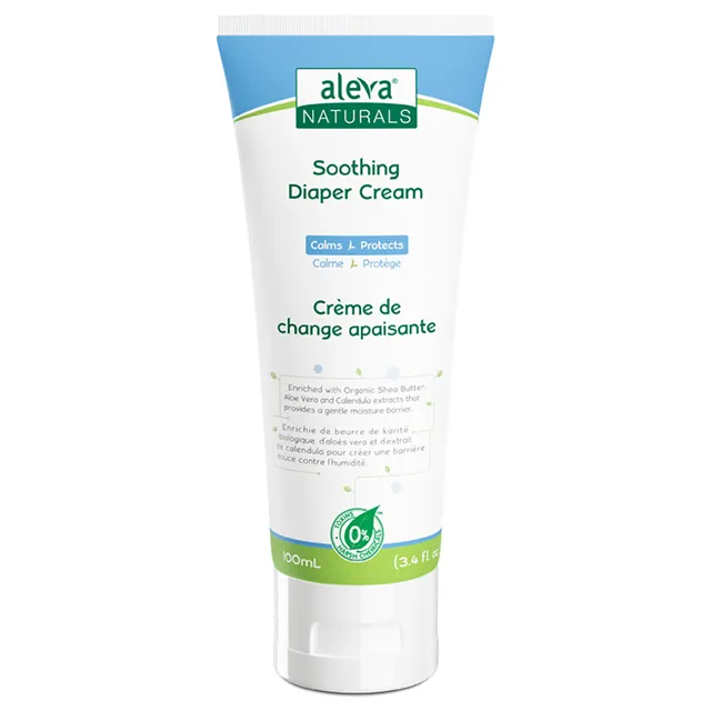 كريم الحفاض أليفا ناتشورالز - المهدئ - 100 مل (بالإنجليزية: Aleva Naturals - Soothing Diaper Cream - 100ml)