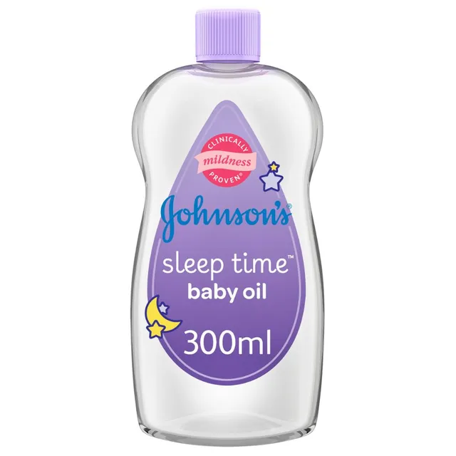 زيت جونسون للنوم - 300 مل (بالإنجليزية: Johnson & Johnson - Baby Oil, Sleep Time 300ml)