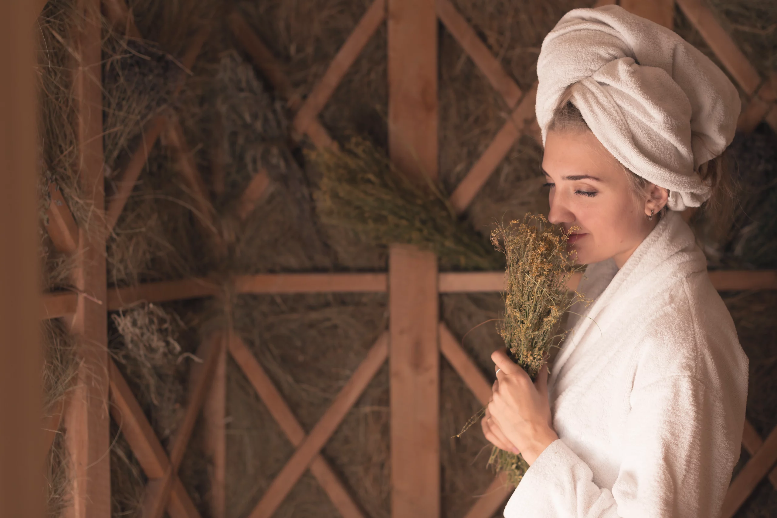 امرأة في الحمام المغربي