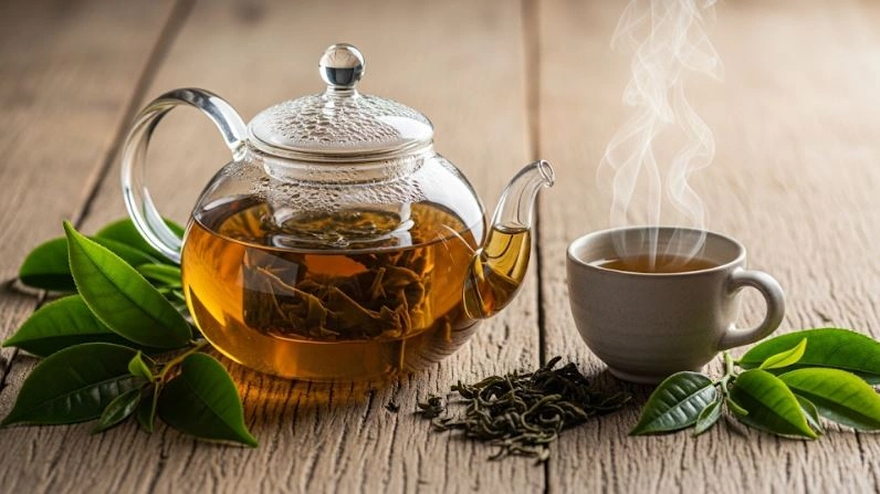 الشاي الأخضر مشروب غني بالعناصر المفيدة للجسم