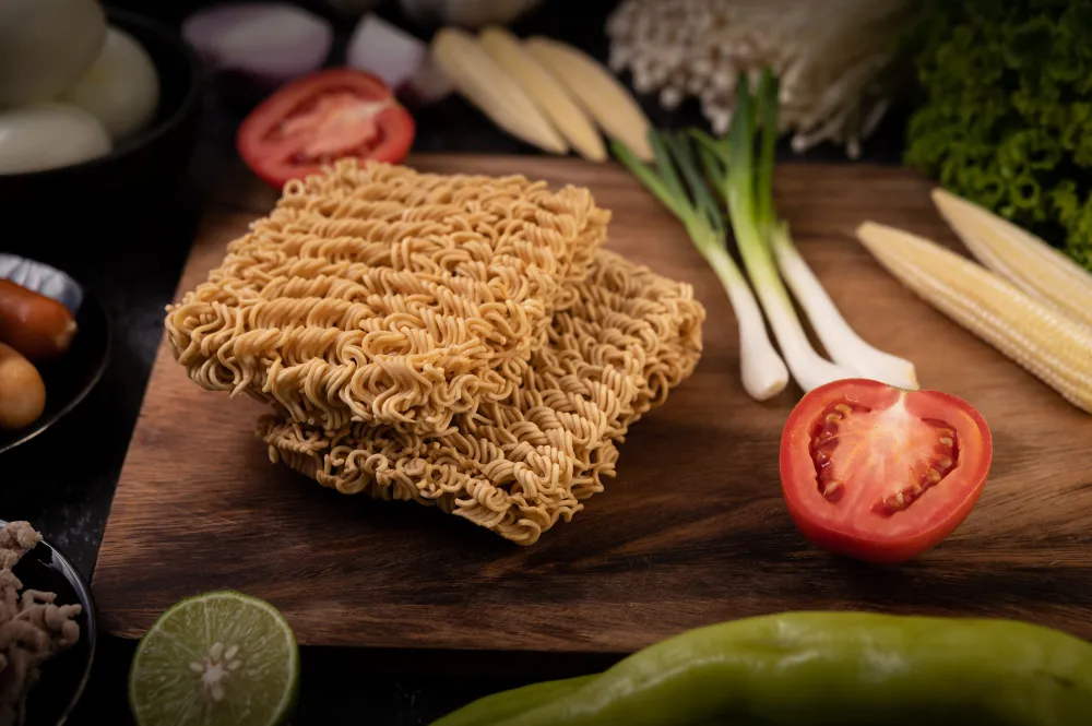 شعيرية سريعة التحضير مع خضار