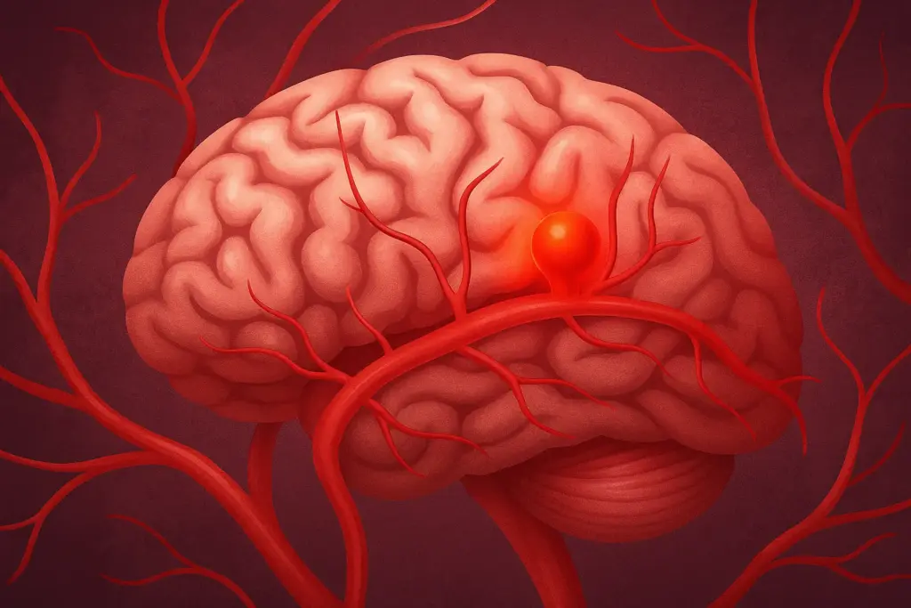 تمدد الأوعية الدموية في الدماغ