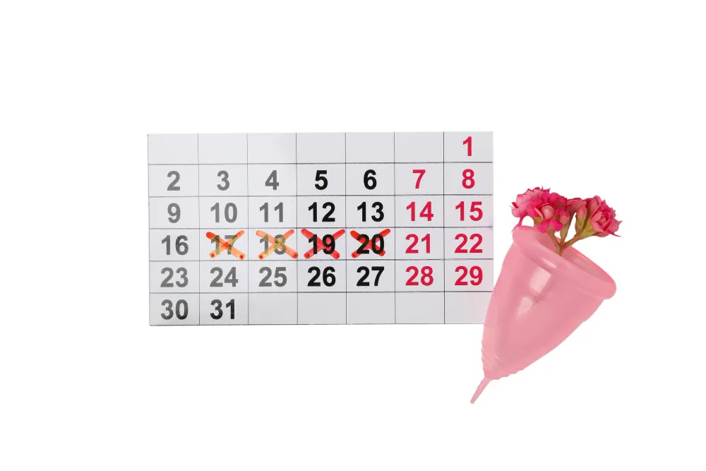 تقويم لتتبع الدورة الشهرية