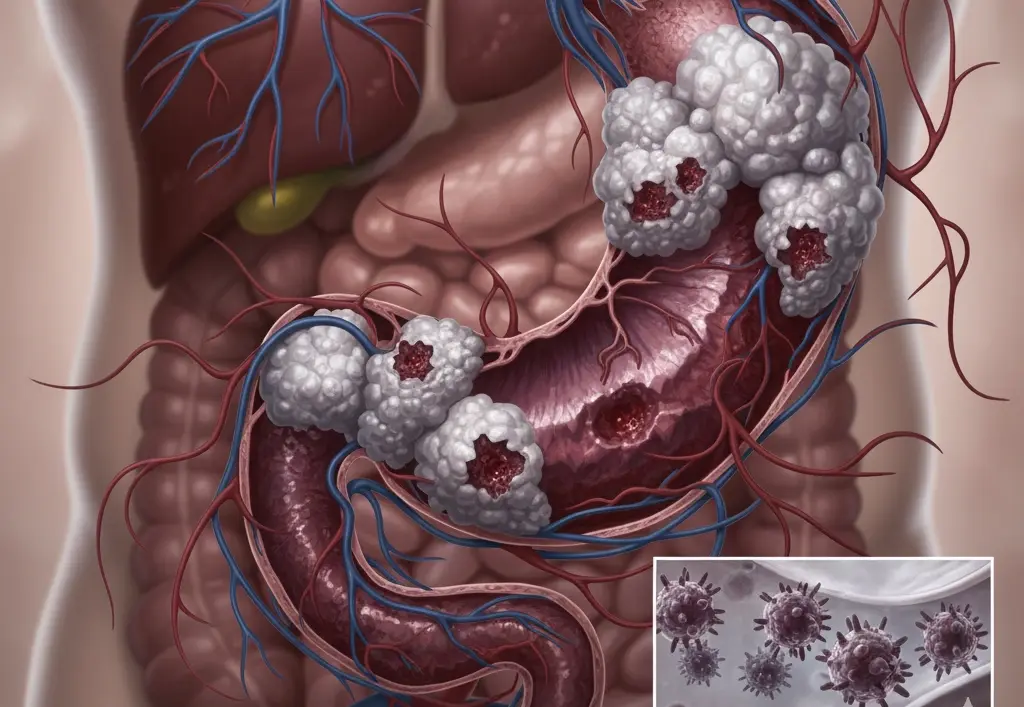 مراحل سرطان المعدة