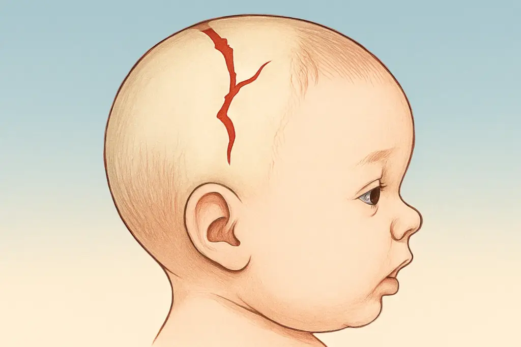 الشرخ في الجمجمة