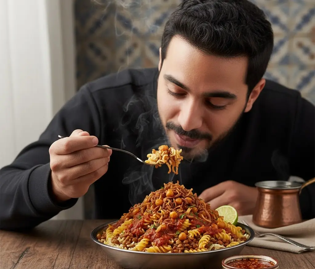 تناول الكشري يساعد في دعم الصحة الهضمية