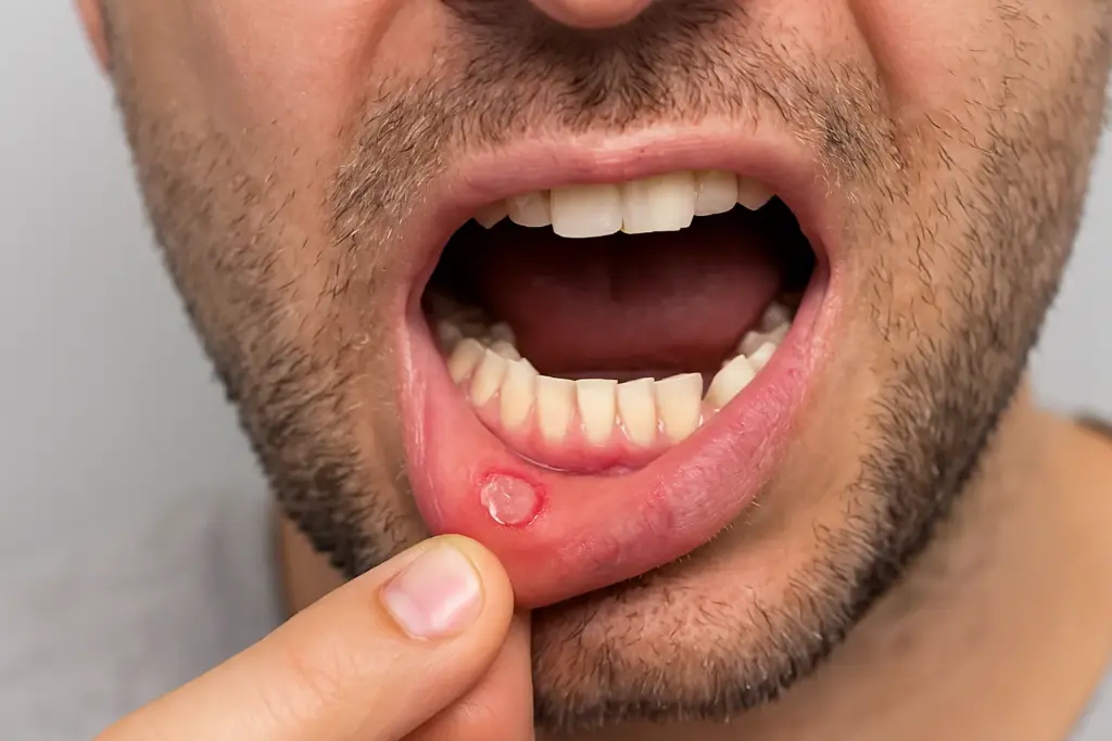 القرحة الفموية