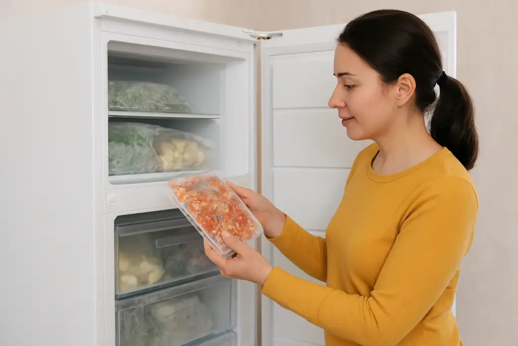 خطر إذابة الطعام المجمد بالماء الساخن