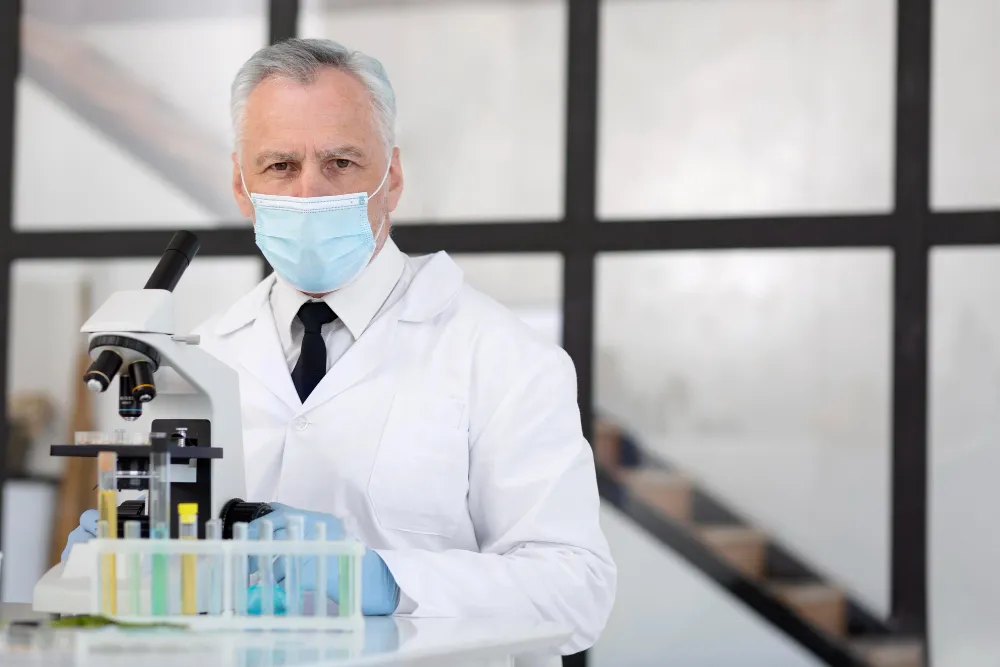 عالم في المختبر