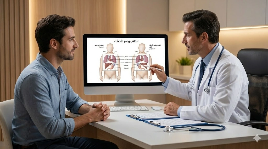 نشر الوعي حول الحالات النادرة مثل انعكاس الأحشاء