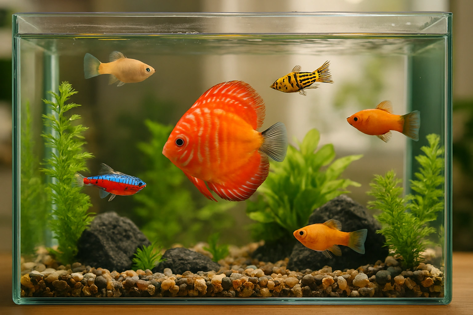 طعام سمك الزينة