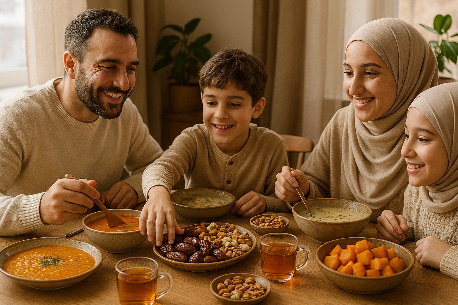 تناول الأطعمة الرمضانية لتعزيز المناعة