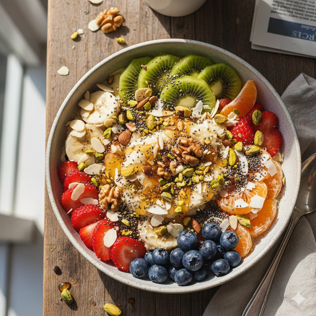 الموز المجمد في طبق صحي