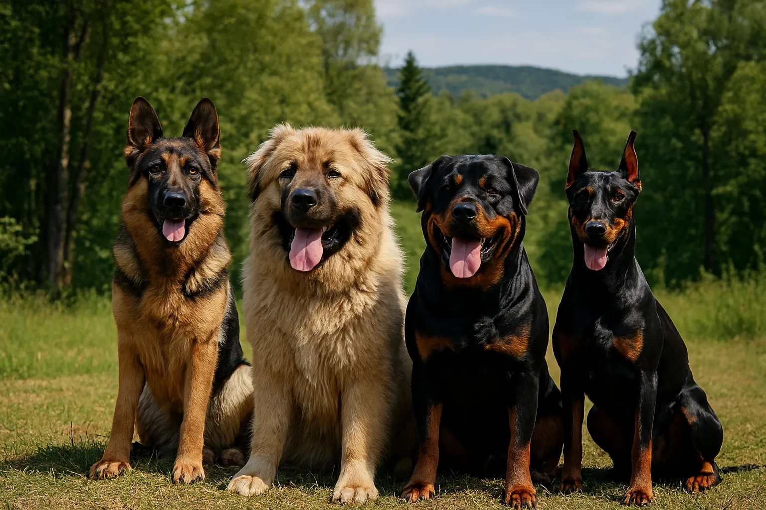 أفضل أنواع كلاب الحراسة