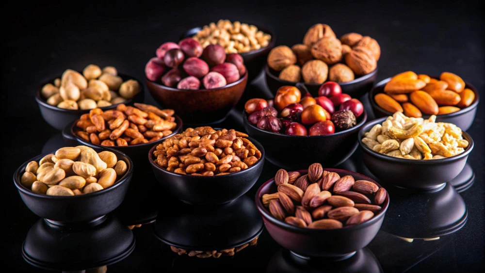 أطباف من المكسرات والبذور