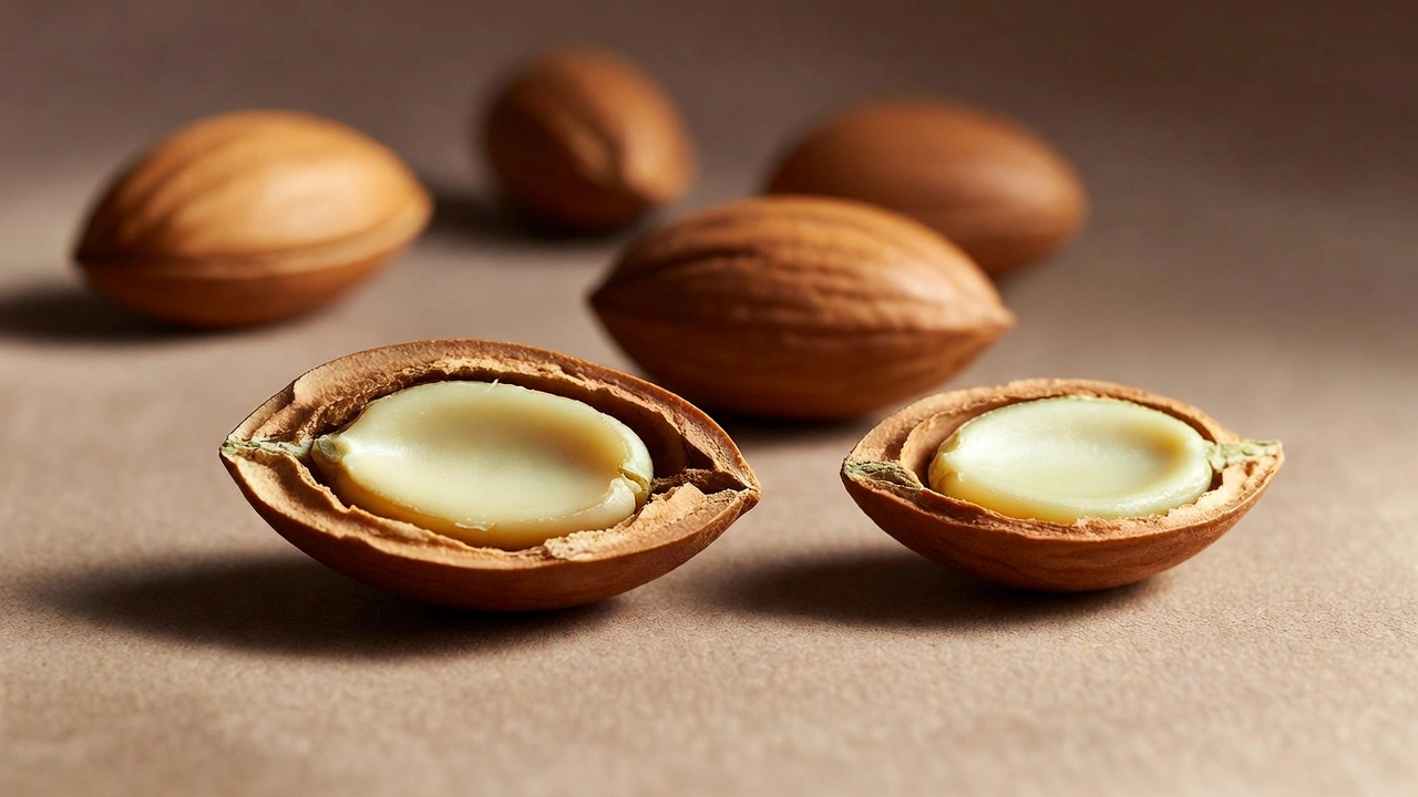 المكونات الغذائية الأساسية في اللوز