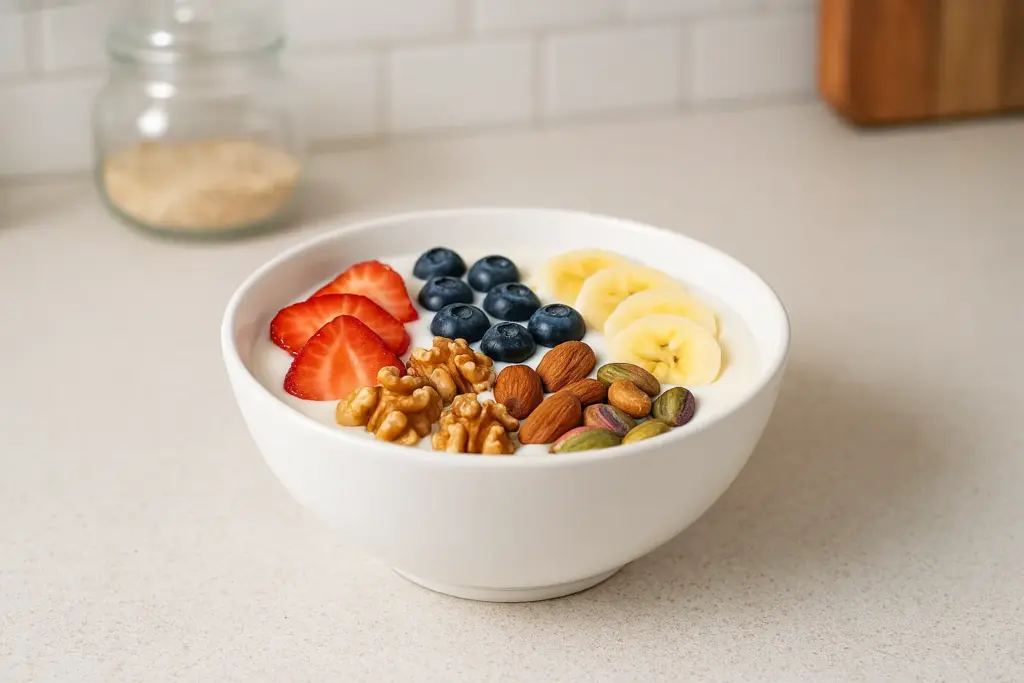 طبق حلويات صحي