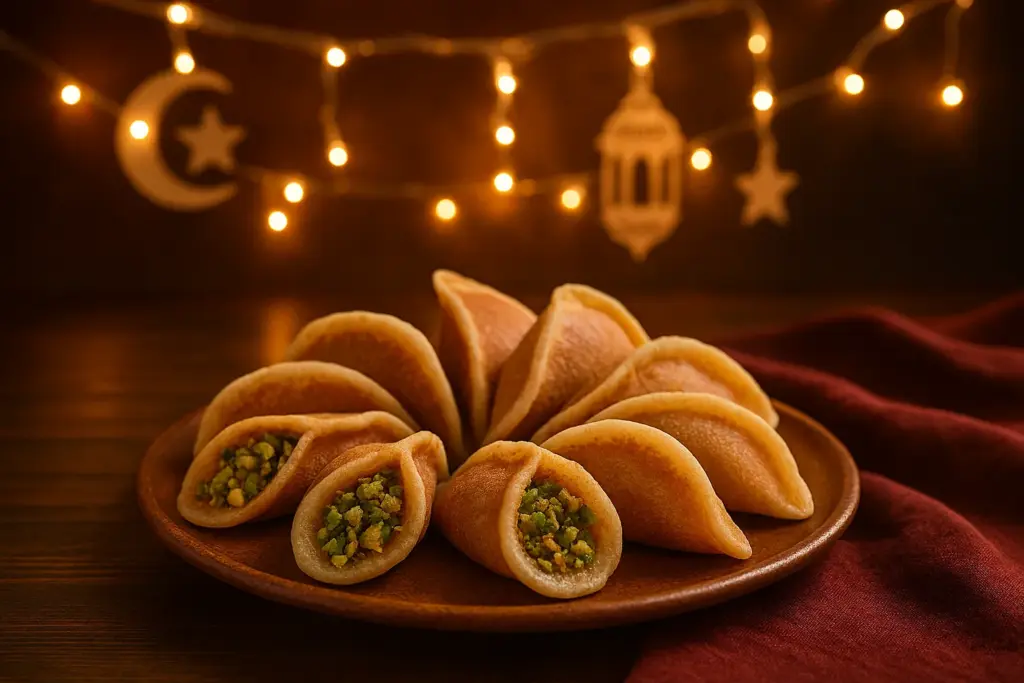 طبق من القطايف