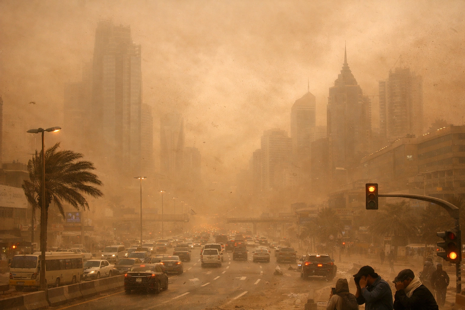 خطوات ذكية للتعامل مع الطقس المغبر والعواصف الترابية