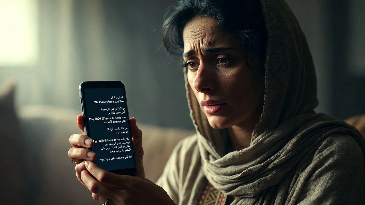 الابتزاز الإلكتروني في مسلسل حد أقصى