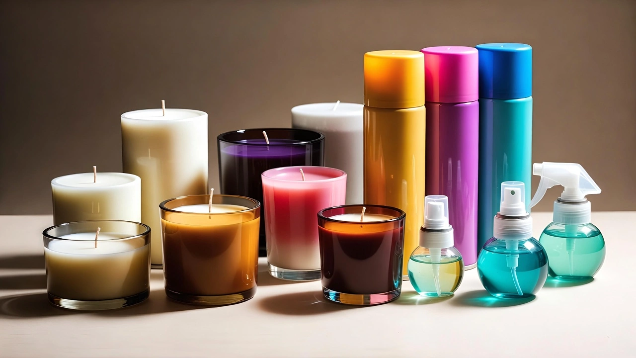 الشموع المعطرة ومعطرات الجو