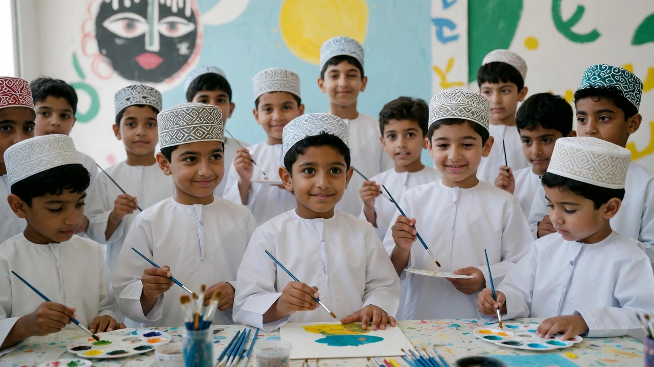 مشاركة الأطفال في الفعاليات المنعقدة احتفالًا بيوم الطفل الإماراتي