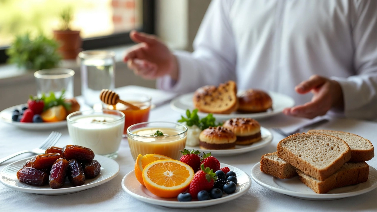 طاولة تحتوي على وجبات صغيرة