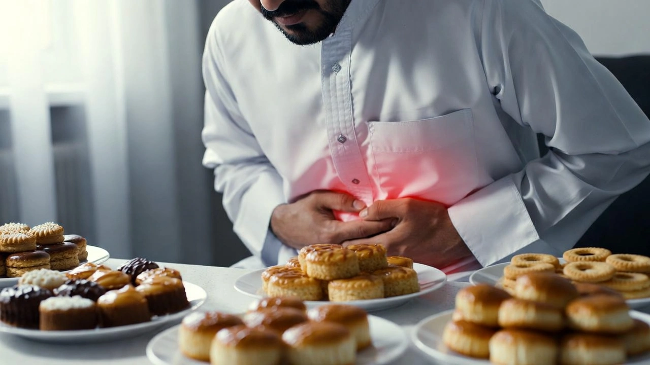 مشاكل المعدة بعد رمضان..كيف تحمي جهازك الهضمي من صدمة العيد؟