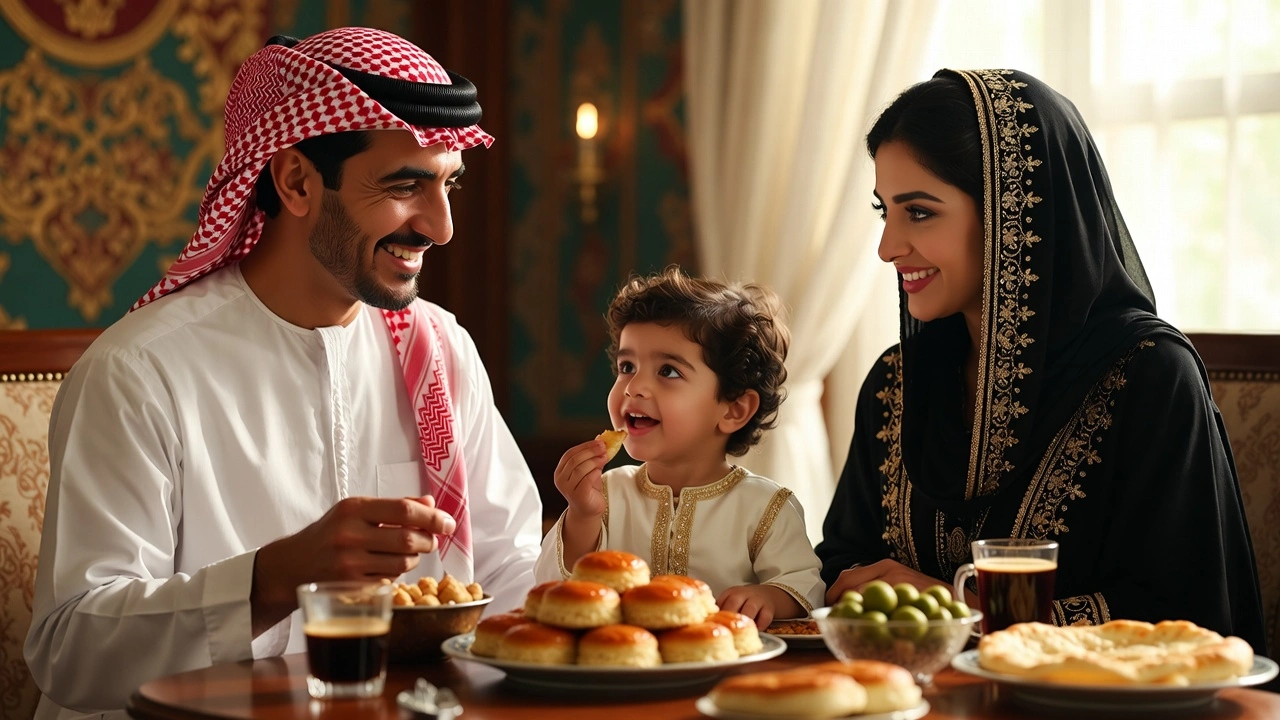عيد الفطر مع العائلة