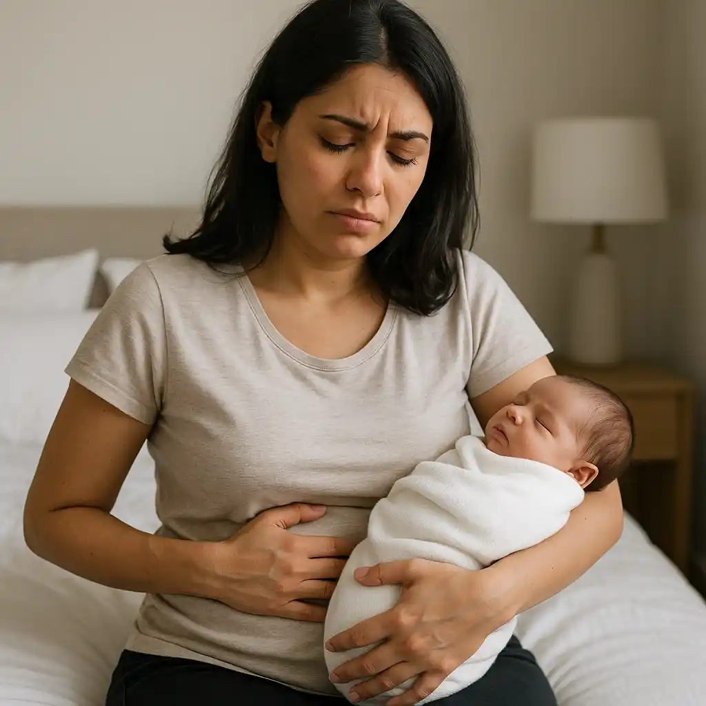 انتفاخ البطن بعد العملية القيصرية: كيف تستعيدين راحتك بخطوات بسيطة وآمنة؟