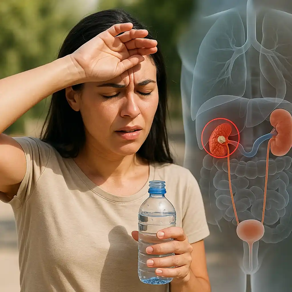لماذا تزداد حصوات الكلى في الصيف؟ تأثير الحرارة والجفاف الخفي الذي لا ينتبه له الكثيرون