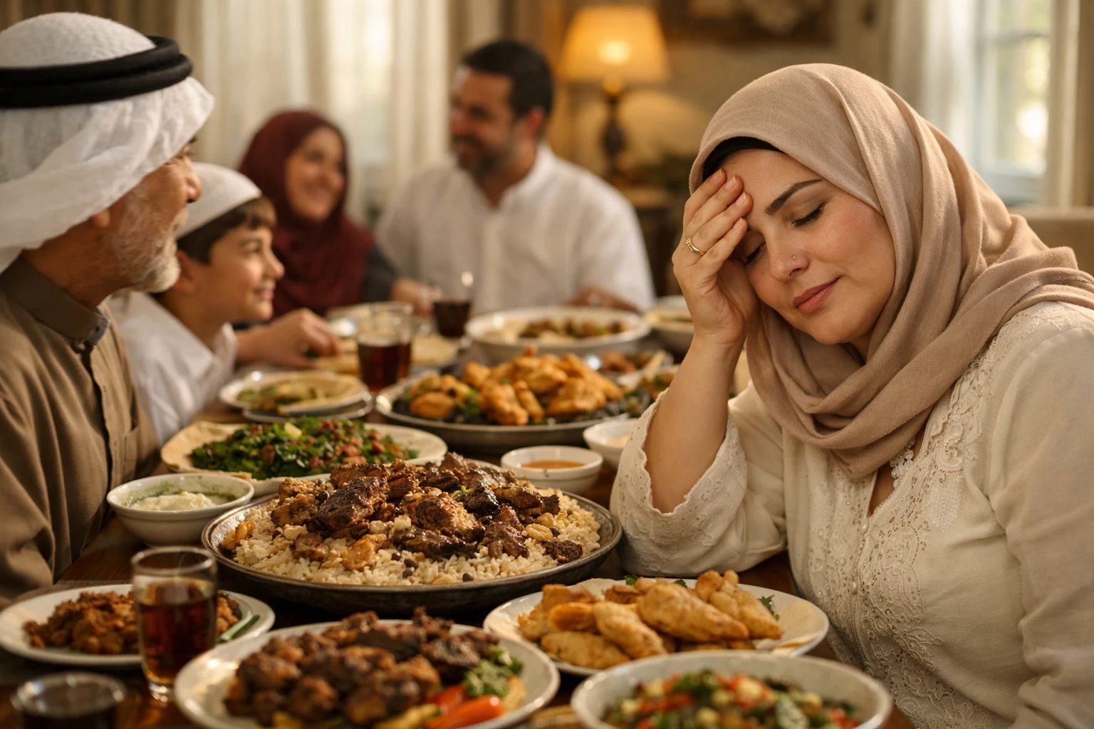 الخمول بعد وجبة العيد