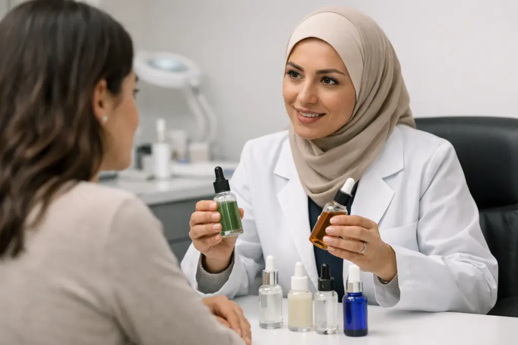 طبيبة تجيب على تساؤل متى تظهر نتائج السيروم على البشرة