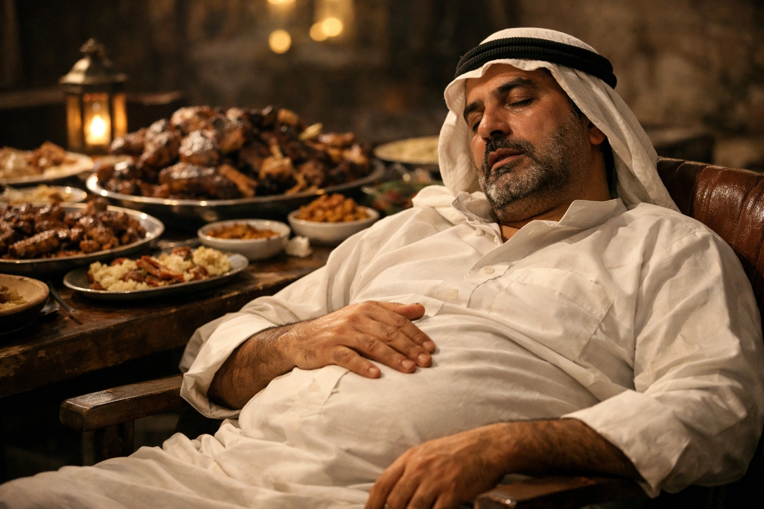 الخمول بعد تناول اللحم