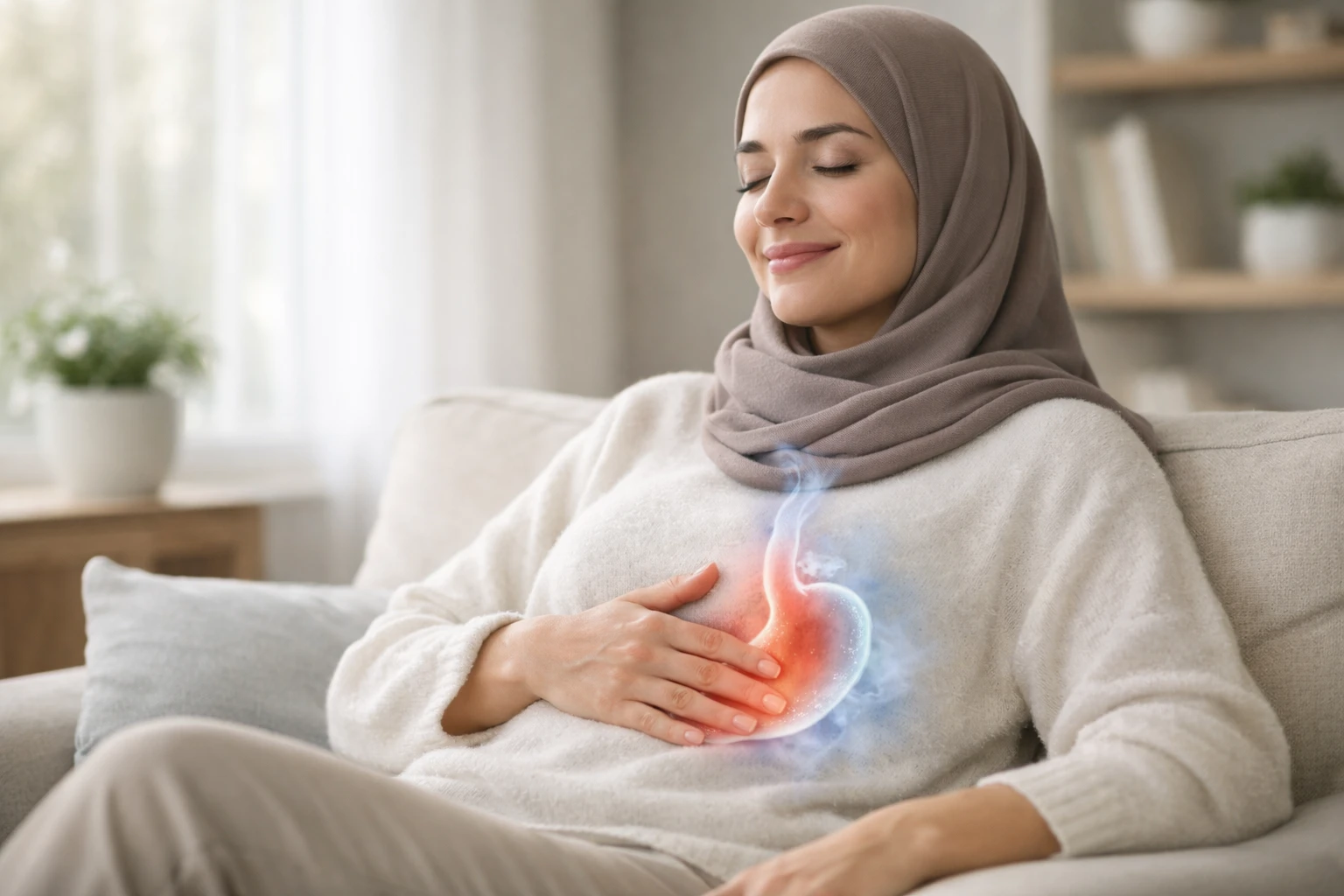 علاج حرقة المعدة في المنزل: طرق سريعة لراحة فورية