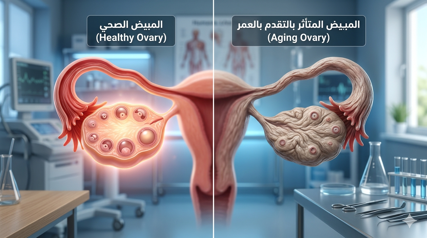 صورة تعبيرية عن تأخير شيخوخة المبايض