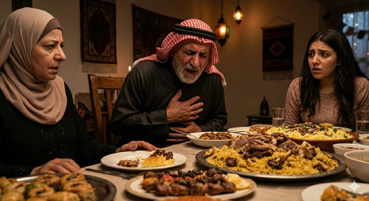 غداء العيد.. هل يتحول إلى حالة طارئة تستدعي الإسعاف؟